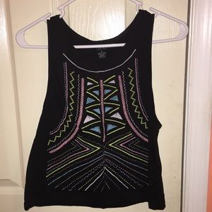 Aztec design tank top